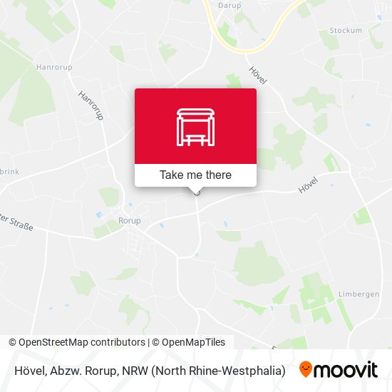 Hövel, Abzw. Rorup map
