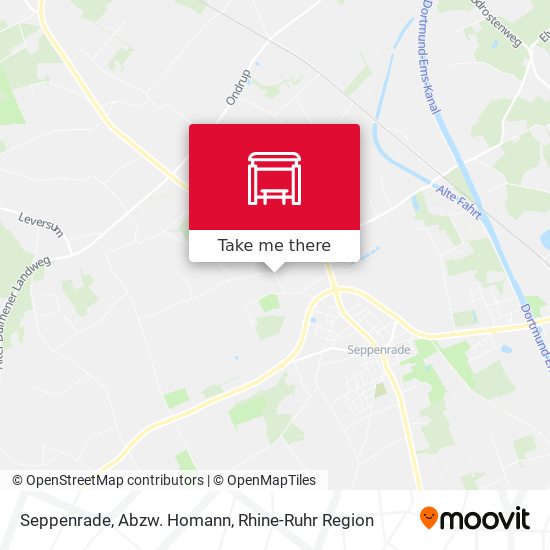 Карта Seppenrade, Abzw. Homann