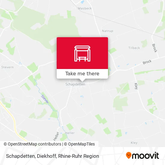 Карта Schapdetten, Diekhoff