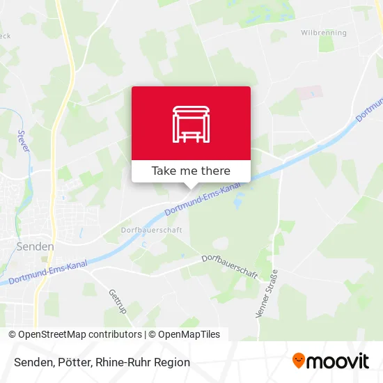 Карта Senden, Pötter