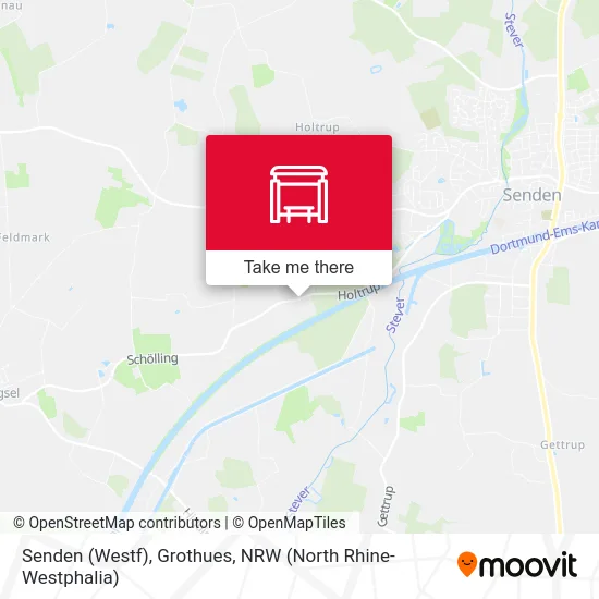 Senden (Westf), Grothues map