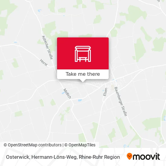 Карта Osterwick, Hermann-Löns-Weg