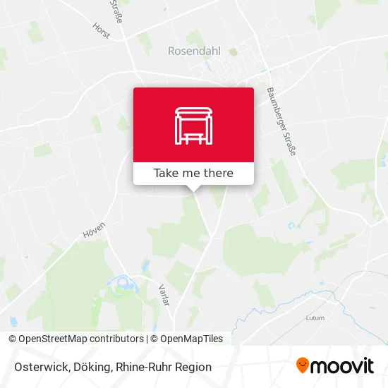Карта Osterwick, Döking