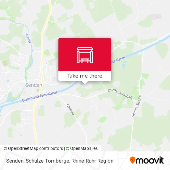 Карта Senden, Schulze-Tomberge