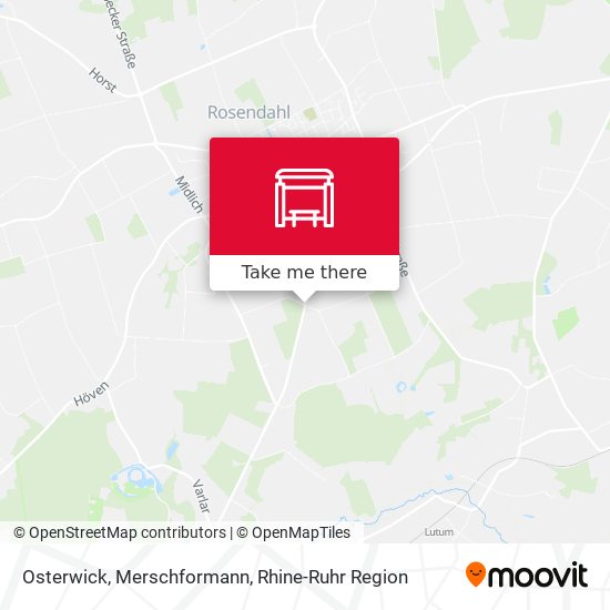 Osterwick, Merschformann map