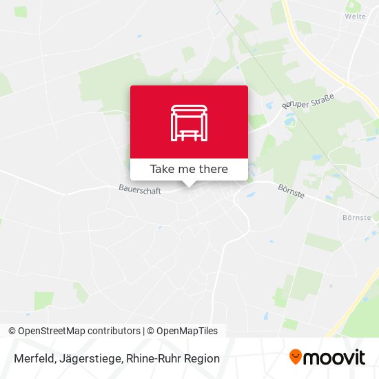 Карта Merfeld, Jägerstiege