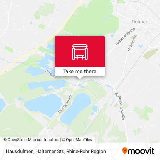 Карта Hausdülmen, Halterner Str.