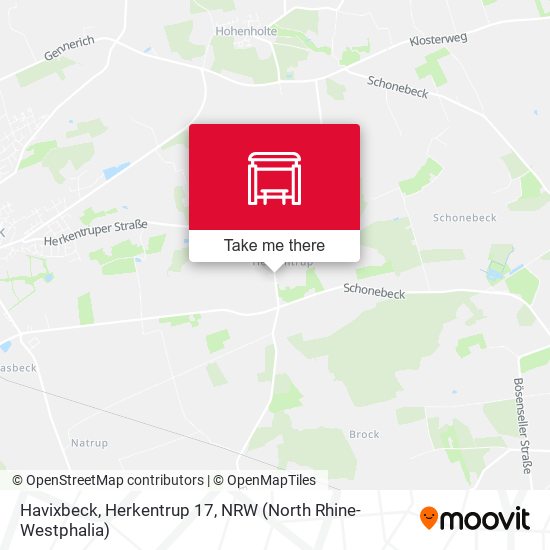 Havixbeck, Herkentrup 17 map