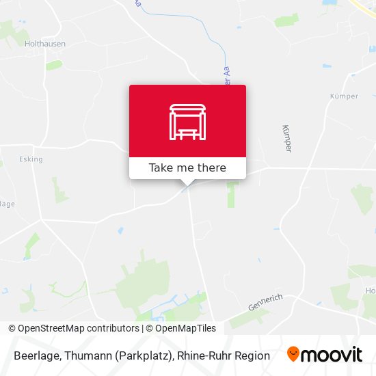 Beerlage, Thumann (Parkplatz) map