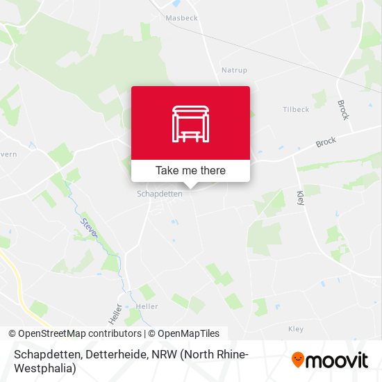 Schapdetten, Detterheide map