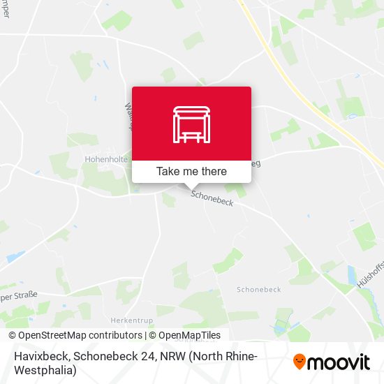Havixbeck, Schonebeck 24 map