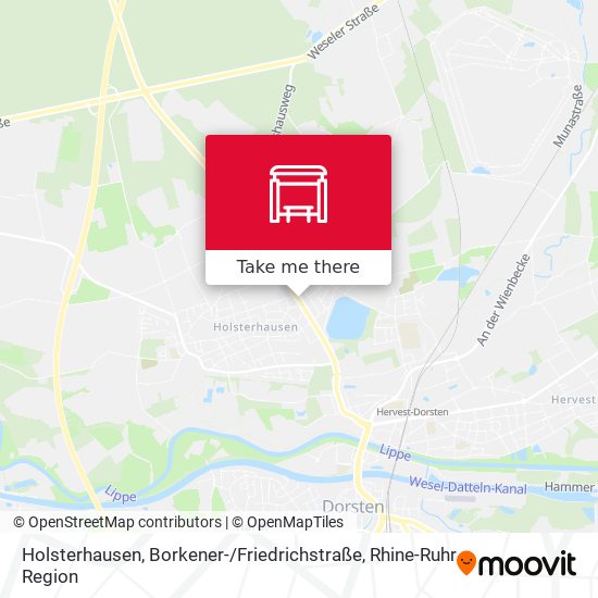 Holsterhausen, Borkener- / Friedrichstraße map