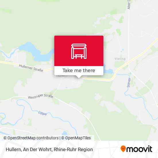 Карта Hullern, An Der Wohrt