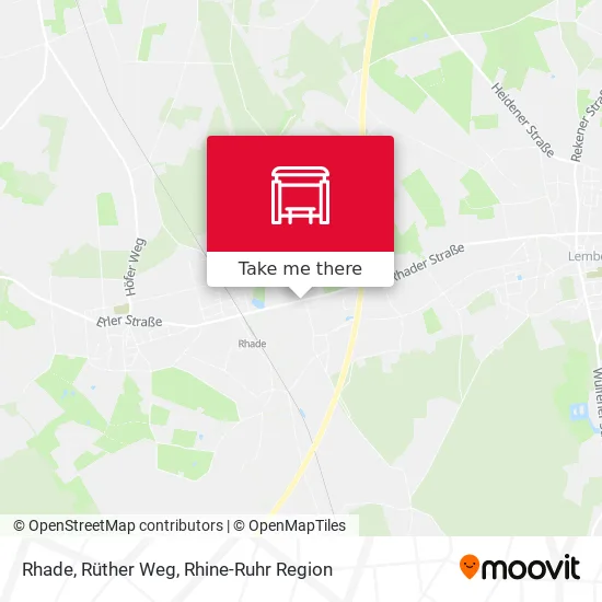 Карта Rhade, Rüther Weg