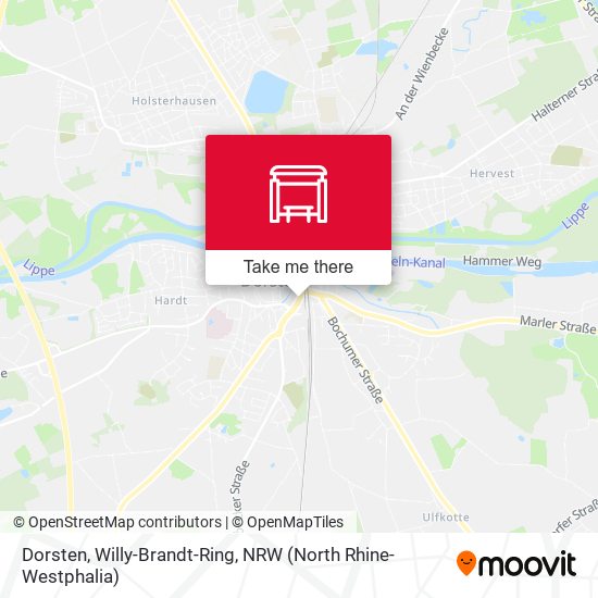 Dorsten, Willy-Brandt-Ring map