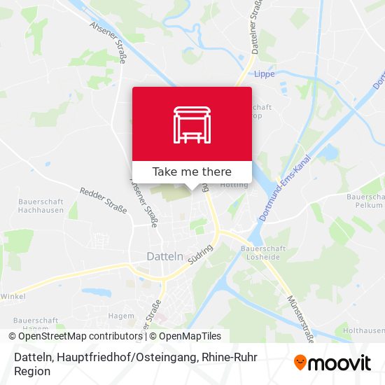 Datteln, Hauptfriedhof / Osteingang map