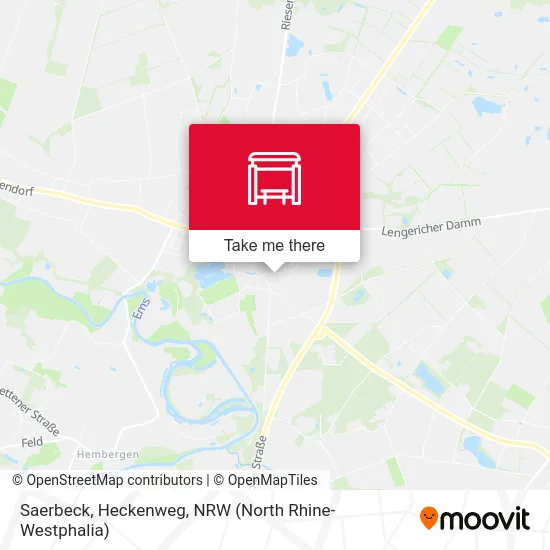 Saerbeck, Heckenweg map