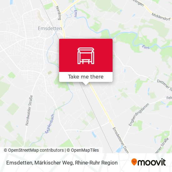 Emsdetten, Märkischer Weg map