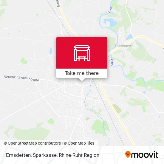 Карта Emsdetten, Sparkasse
