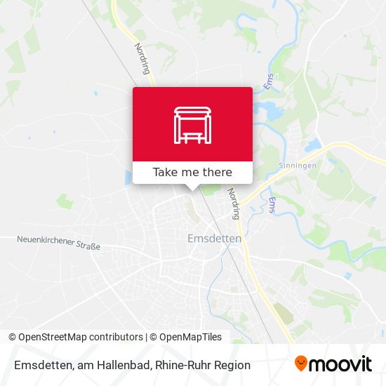 Emsdetten, am Hallenbad map