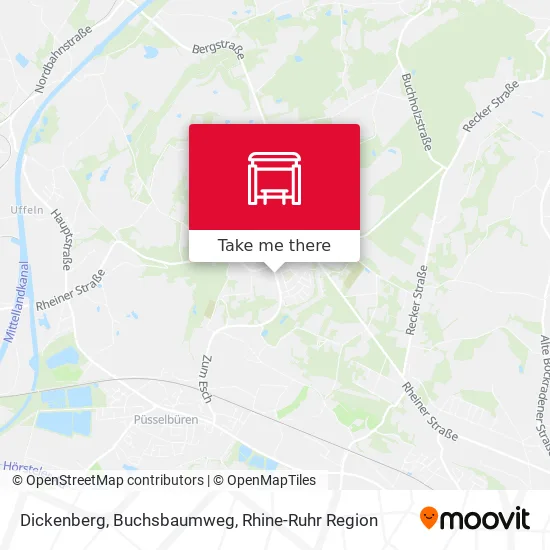 Карта Dickenberg, Buchsbaumweg