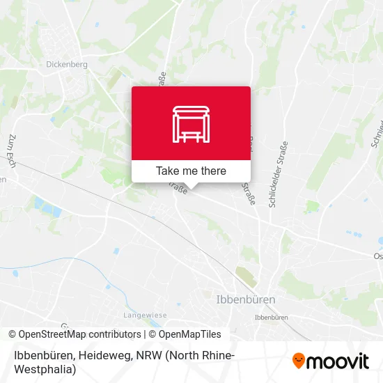 Ibbenbüren, Heideweg map