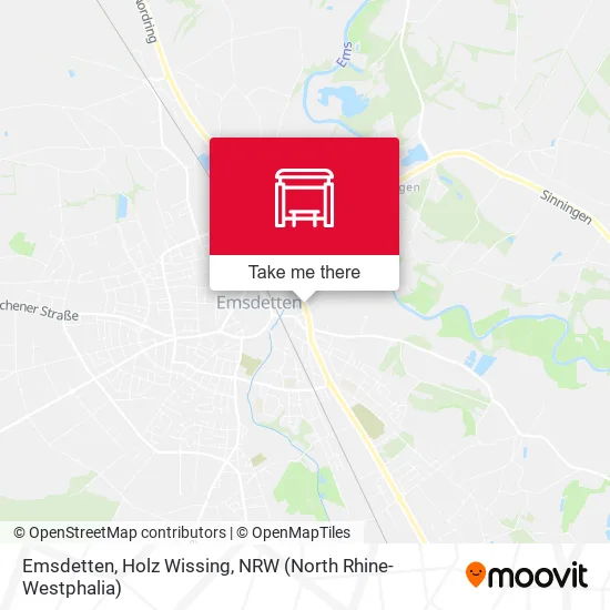 Карта Emsdetten, Holz Wissing