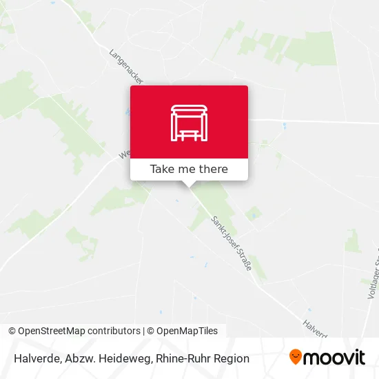 Карта Halverde, Abzw. Heideweg