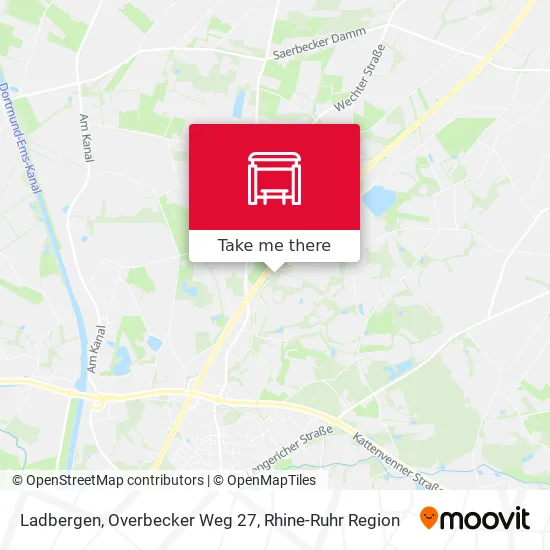 Карта Ladbergen, Overbecker Weg 27