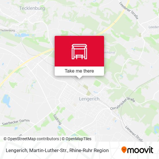 Lengerich, Martin-Luther-Str. map