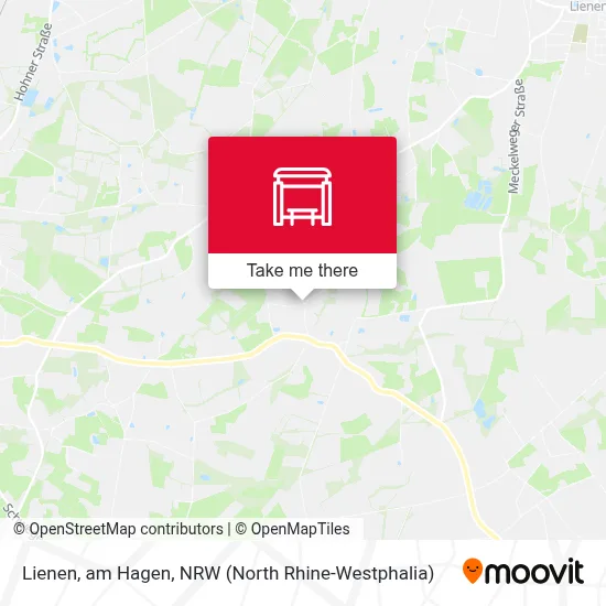 Lienen, am Hagen map