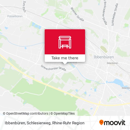 Ibbenbüren, Schlesierweg map