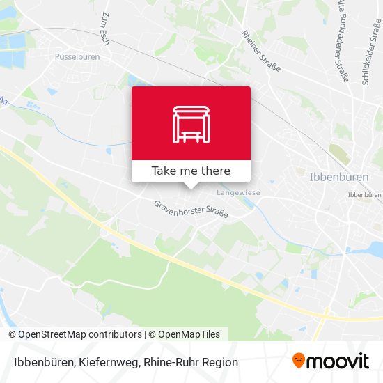 Ibbenbüren, Kiefernweg map
