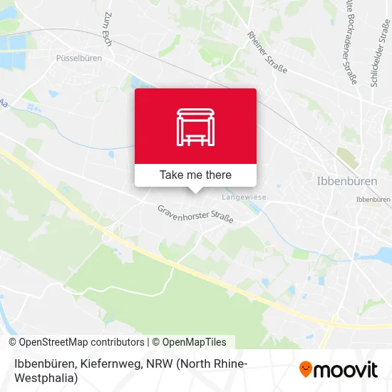 Ibbenbüren, Kiefernweg map