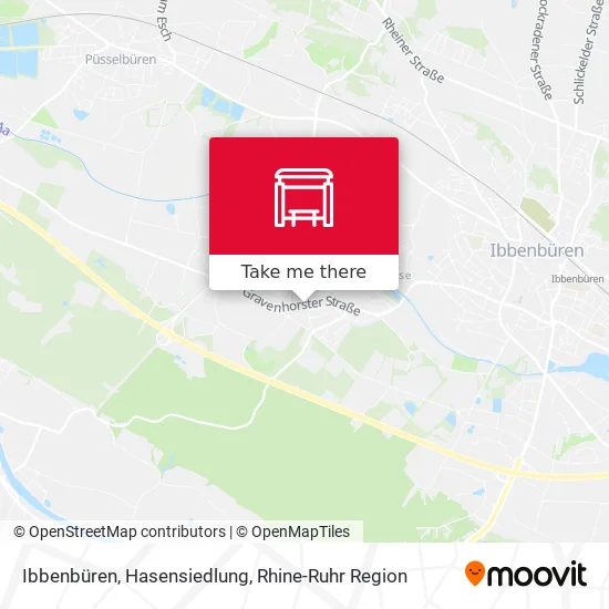 Карта Ibbenbüren, Hasensiedlung