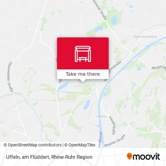 Uffeln, am Flüddert map