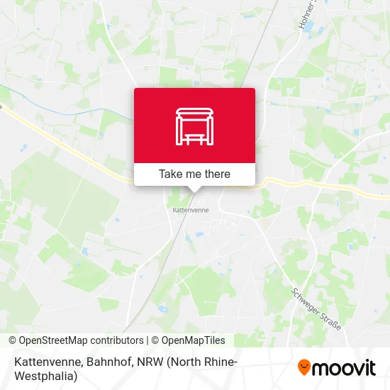 Kattenvenne, Bahnhof map