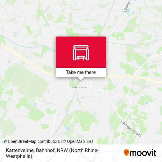 Kattenvenne, Bahnhof map