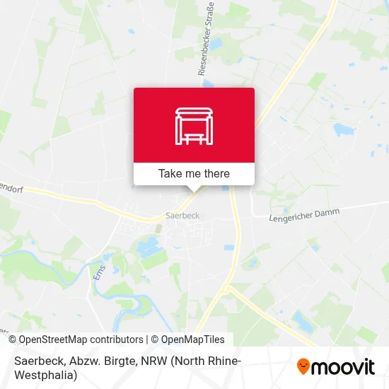 Saerbeck, Abzw. Birgte map