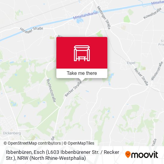 Ibbenbüren, Esch (L603 Ibbenbürener Str. / Recker Str.) map