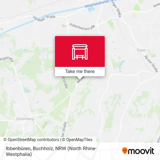 Ibbenbüren, Buchholz map