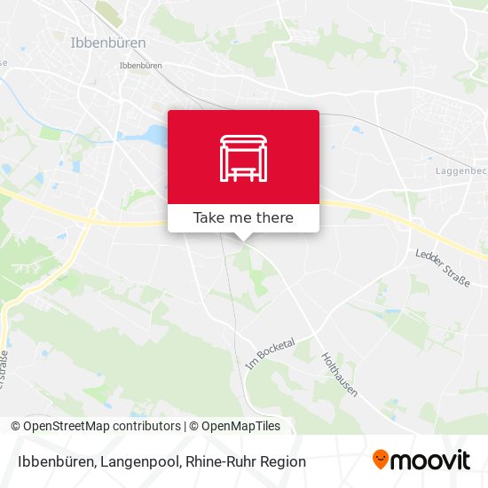 Карта Ibbenbüren, Langenpool