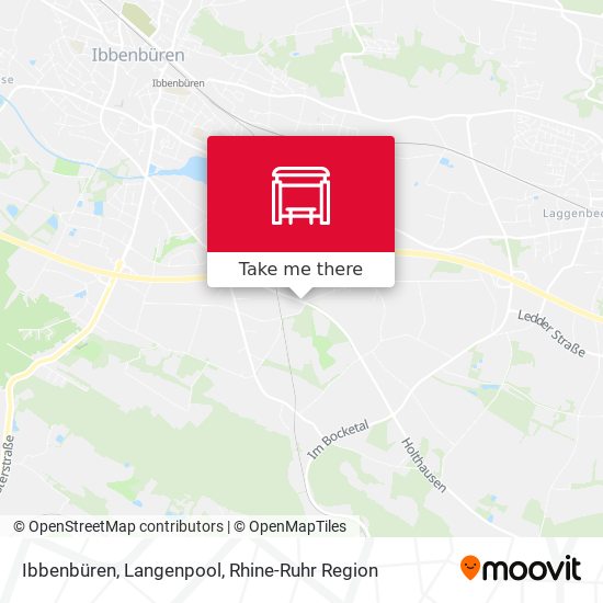 Ibbenbüren, Langenpool map
