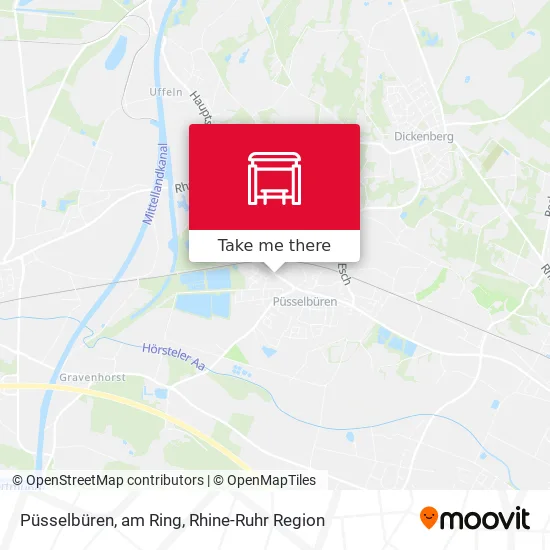 Карта Püsselbüren, am Ring