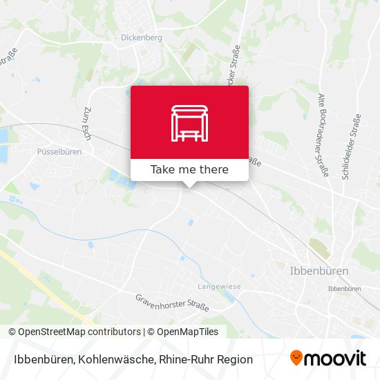 Ibbenbüren, Kohlenwäsche map