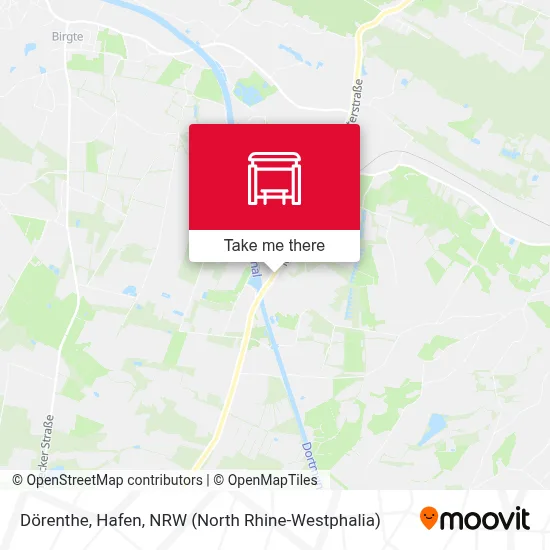 Dörenthe, Hafen map