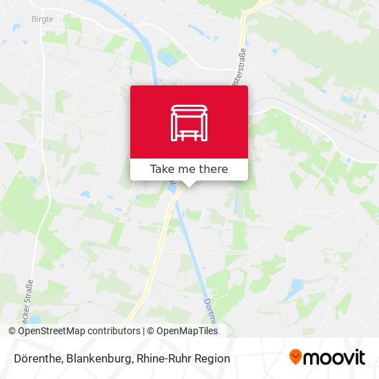 Dörenthe, Blankenburg map