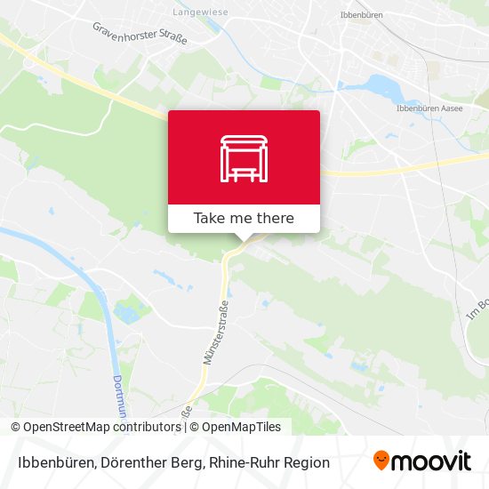 Ibbenbüren, Dörenther Berg map
