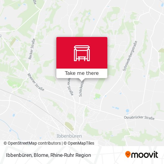Ibbenbüren, Blome map