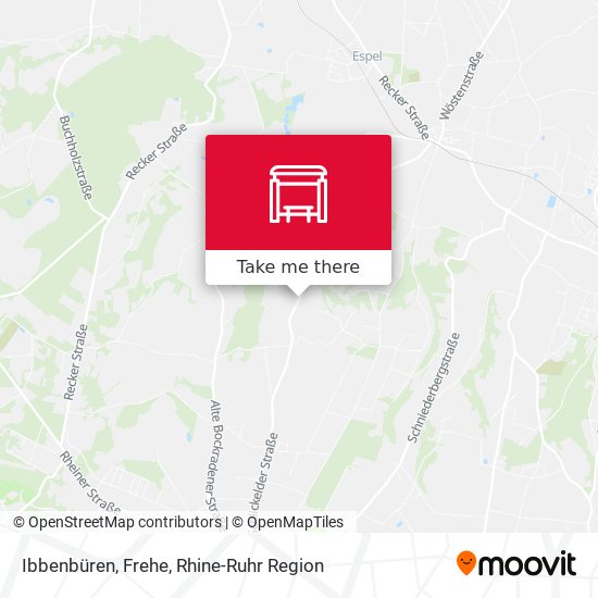 Ibbenbüren, Frehe map